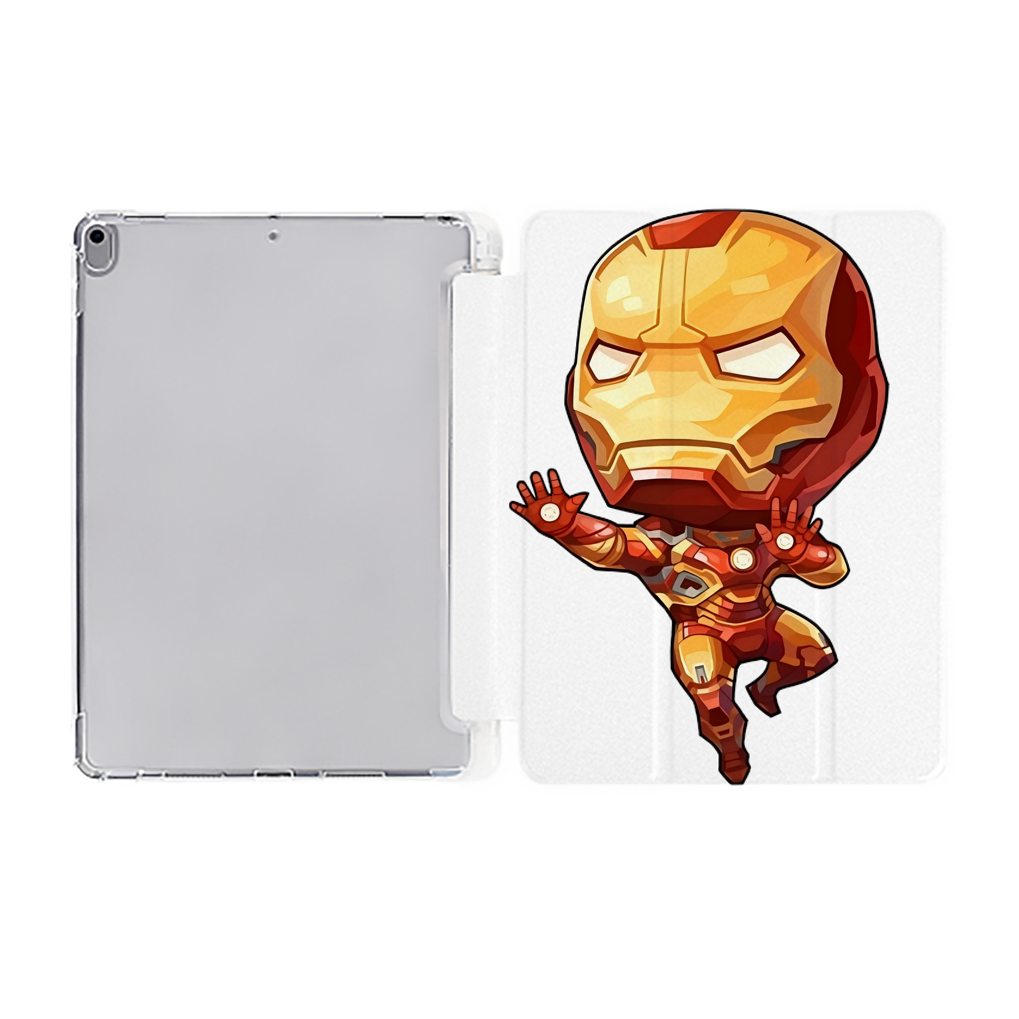 （画像用） アベンジャーズ The Avengers IPad ケース ペン収納付き 三つ折りスタンド PUレザー×シリコン 対応機種9.5/10.5/10.9インチ
